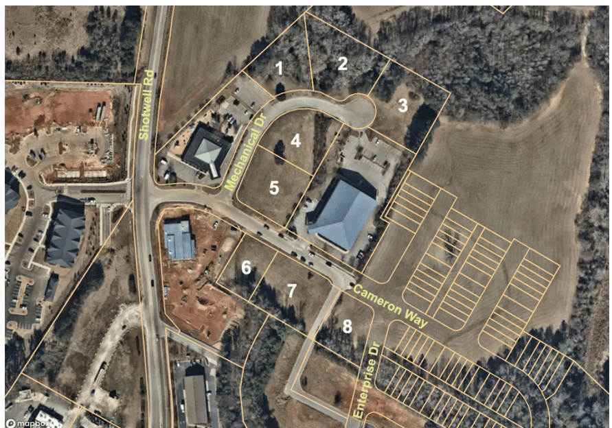 Shotwell Road Eight Commercial Lots for Sale